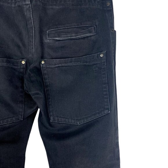 Philippe Dubuc Men's Black Slim Straight Leg Denim Jeans US 32 - Picture 6 of 11